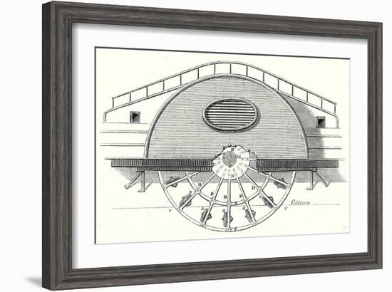 Impeller of a Steamboat-null-Framed Giclee Print