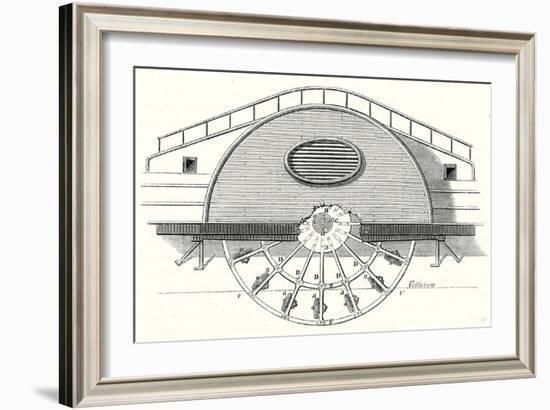 Impeller of a Steamboat-null-Framed Giclee Print