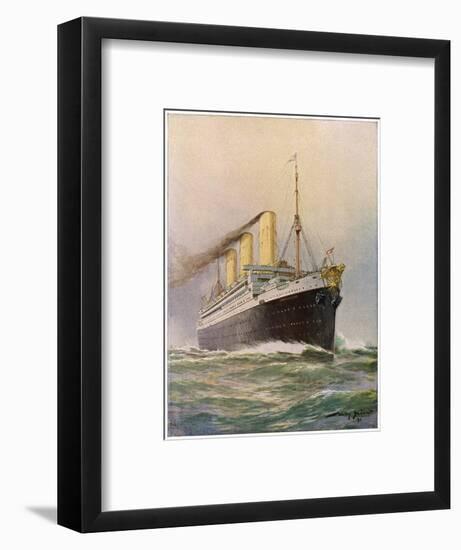 'Imperator' Steamship-null-Framed Art Print