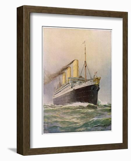 'Imperator' Steamship-null-Framed Art Print