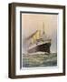 'Imperator' Steamship-null-Framed Art Print