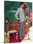 "Imperfect Fit", December 15,1945-Norman Rockwell-Stretched Canvas