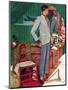 "Imperfect Fit", December 15,1945-Norman Rockwell-Mounted Giclee Print