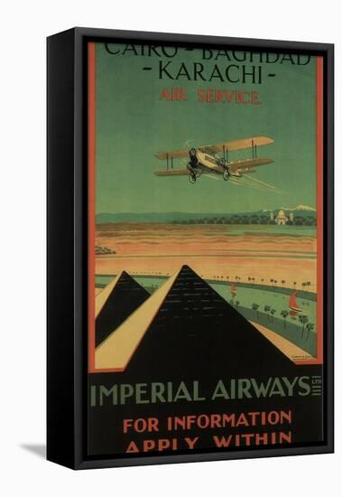 Imperial Airways, 1926-Charles C. Dickson-Framed Stretched Canvas