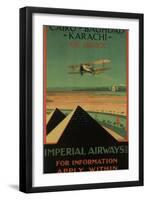 Imperial Airways, 1926-Charles C. Dickson-Framed Giclee Print