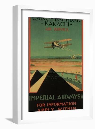 Imperial Airways, 1926-Charles C. Dickson-Framed Giclee Print