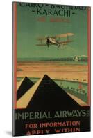 Imperial Airways, 1926-Charles C. Dickson-Mounted Giclee Print