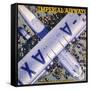 Imperial Airways Bird's Eye View-null-Framed Stretched Canvas