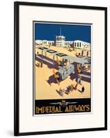 Imperial Airways City of Wellington-Harold Mccready-Framed Art Print
