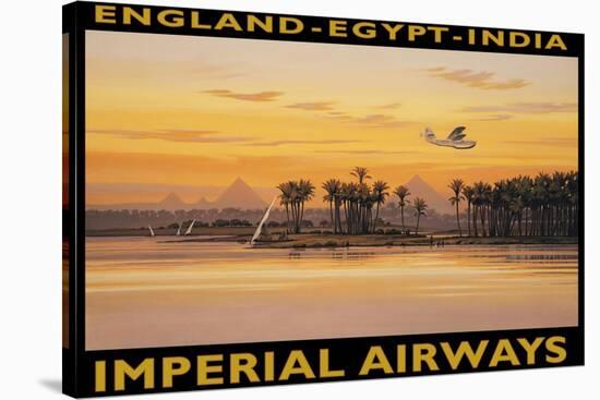 Imperial Airways, Egypt-Kerne Erickson-Stretched Canvas