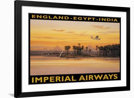 Imperial Airways, Egypt-Kerne Erickson-Framed Art Print