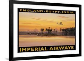 Imperial Airways, Egypt-Kerne Erickson-Framed Art Print