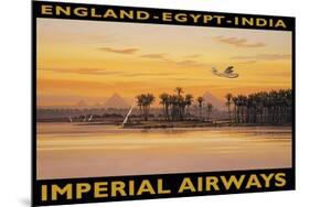 Imperial Airways, Egypt-Kerne Erickson-Mounted Art Print