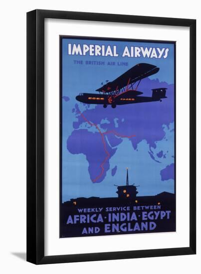 Imperial Airways Poster-null-Framed Photographic Print