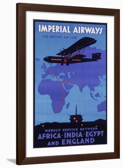 Imperial Airways Poster-null-Framed Photographic Print