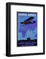 Imperial Airways Poster-null-Framed Photographic Print