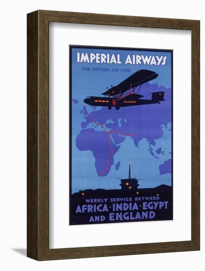 Imperial Airways Poster-null-Framed Photographic Print