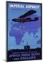 Imperial Airways Poster-null-Mounted Photographic Print