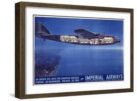 Imperial Airways Poster-null-Framed Photographic Print