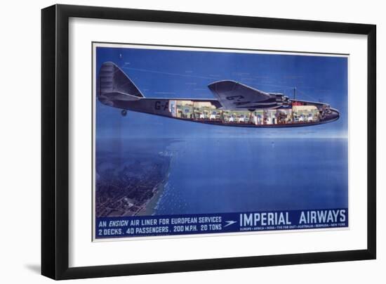 Imperial Airways Poster-null-Framed Photographic Print