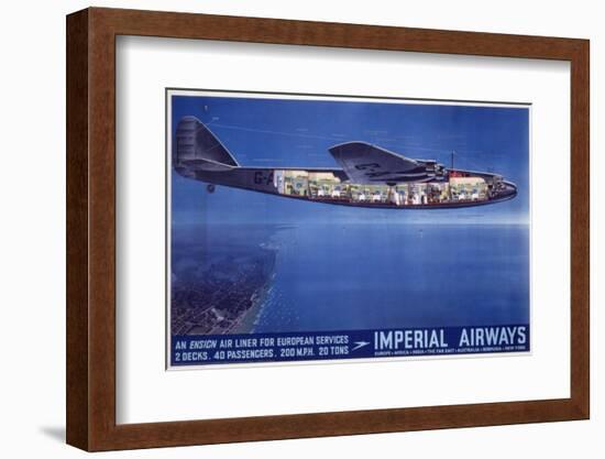 Imperial Airways Poster-null-Framed Photographic Print