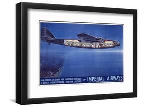 Imperial Airways Poster-null-Framed Photographic Print