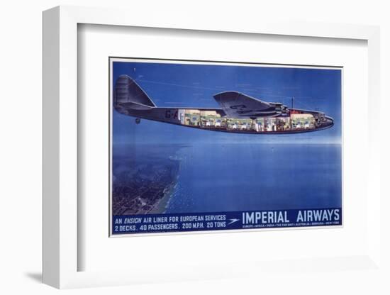 Imperial Airways Poster-null-Framed Photographic Print