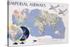 Imperial Airways Poster-James Gardner-Stretched Canvas