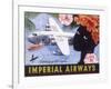 Imperial Airways Speeding Up the Empire-null-Framed Art Print