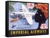 Imperial Airways Speeding Up the Empire-null-Framed Stretched Canvas