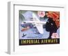 Imperial Airways Speeding Up the Empire-null-Framed Art Print
