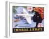 Imperial Airways Speeding Up the Empire-null-Framed Art Print