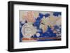 Imperial Airways Travel Poster, A Route Map of the Empire and European Air Routes-David Pollack-Framed Photographic Print