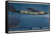 Imperial Airways Travel Poster, Ensign Air Liner Cutaway-null-Framed Stretched Canvas