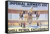 Imperial Airways Use Shell Petrol Exclusively Poster-null-Framed Stretched Canvas