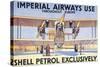 Imperial Airways Use Shell Petrol Exclusively Poster-null-Stretched Canvas