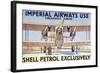 Imperial Airways Use Shell Petrol Exclusively Poster-null-Framed Giclee Print