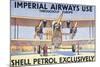 Imperial Airways Use Shell Petrol Exclusively Poster-null-Mounted Giclee Print