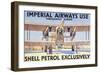 Imperial Airways Use Shell Petrol Exclusively Poster-null-Framed Giclee Print