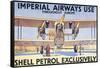 Imperial Airways Use Shell Petrol Exclusively Poster-null-Framed Stretched Canvas