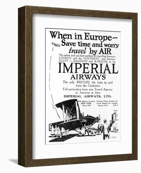 Imperial Airways-null-Framed Photographic Print