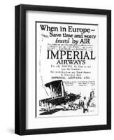 Imperial Airways-null-Framed Photographic Print