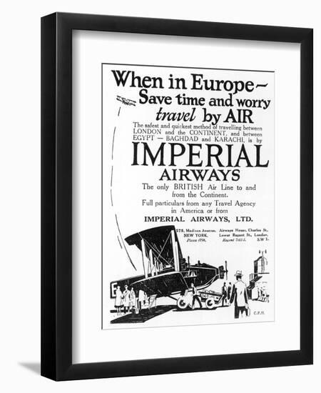 Imperial Airways-null-Framed Photographic Print