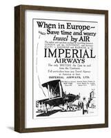 Imperial Airways-null-Framed Photographic Print