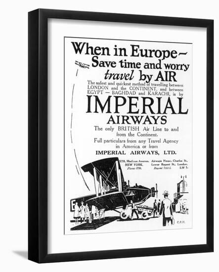 Imperial Airways-null-Framed Photographic Print