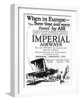 Imperial Airways-null-Framed Photographic Print