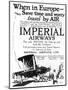 Imperial Airways-null-Mounted Photographic Print