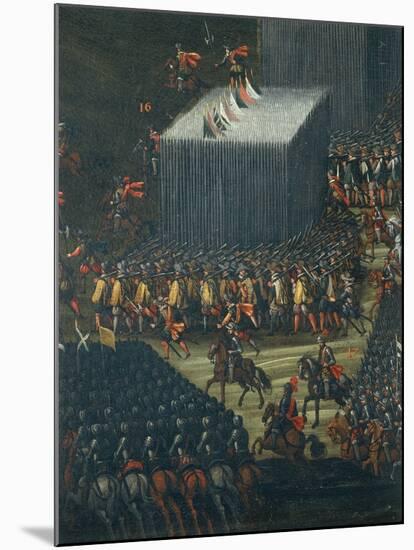 Imperial and Bavarian Army During Battle of White Mountain on 7-8 November 1620-null-Mounted Giclee Print