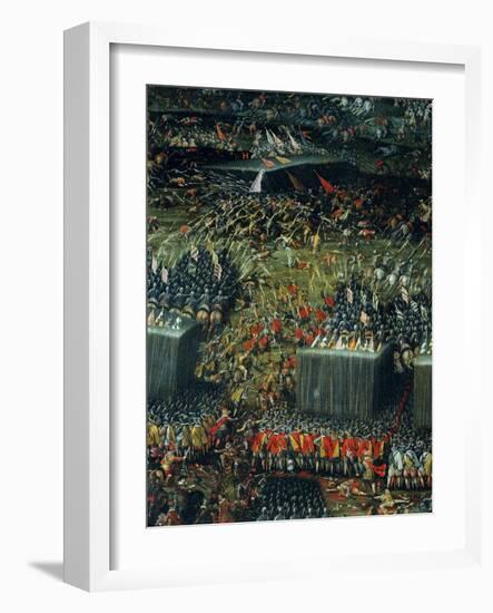 Imperial and Bavarian Reinforcements Defeating Legion of Count Thurn-null-Framed Giclee Print
