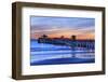 Imperial Beach Pier at Twilight, San Diego, Southern California, USA-Stuart Westmorland-Framed Photographic Print